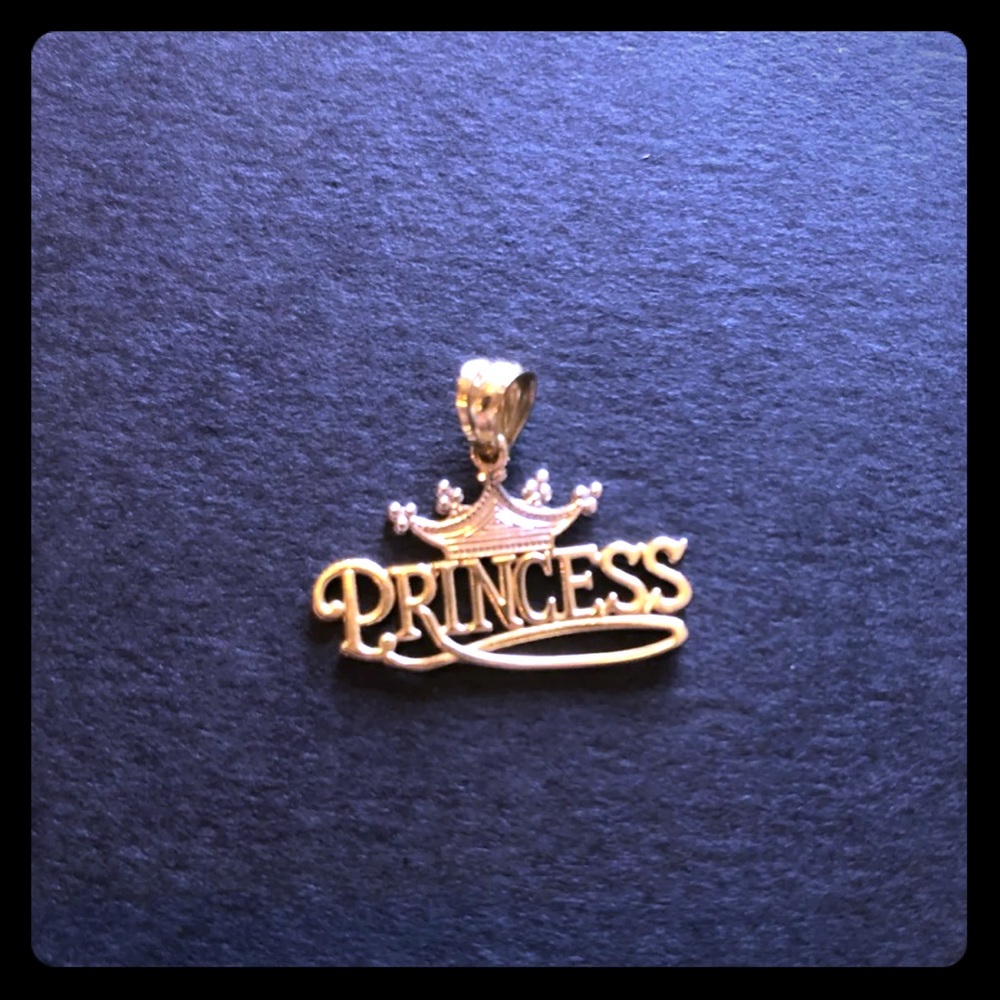 14k Princess Pendant